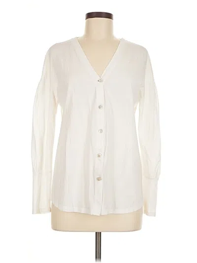 Pre-owned Sundance Cardigan Sweater In White