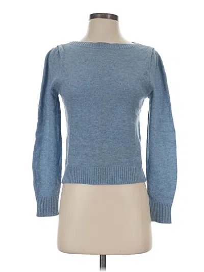 Pre-owned Sundance Cashmere Pullover Sweater In Blue