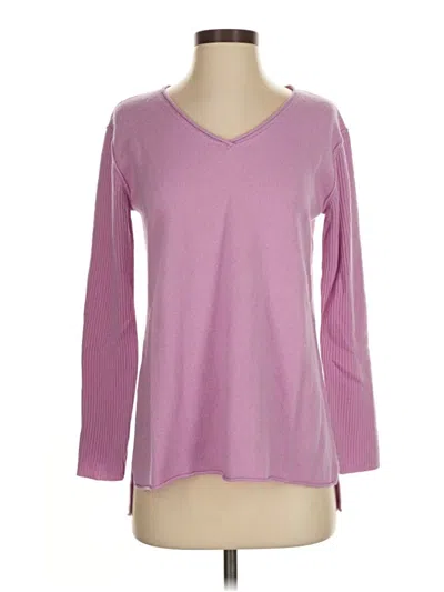 Pre-owned Sundance Cashmere Pullover Sweater In Pink