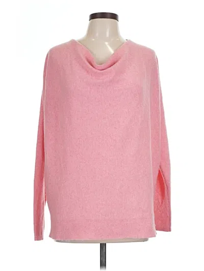 Pre-owned Sundance Cashmere Pullover Sweater In Pink