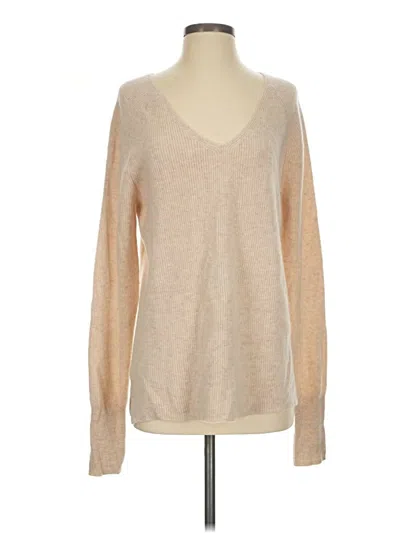 Pre-owned Sundance Cashmere Pullover Sweater In Tan