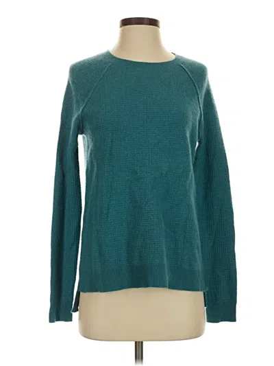 Pre-owned Sundance Cashmere Pullover Sweater In Teal