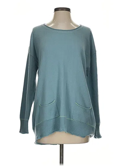Pre-owned Sundance Cashmere Pullover Sweater In Teal