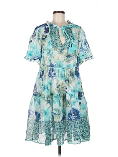 Pre-owned Sundance Casual Dress In Blue