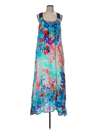 Pre-owned Sundance Casual Dress In Blue