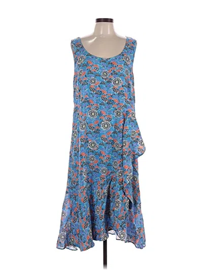 Pre-owned Sundance Casual Dress In Blue