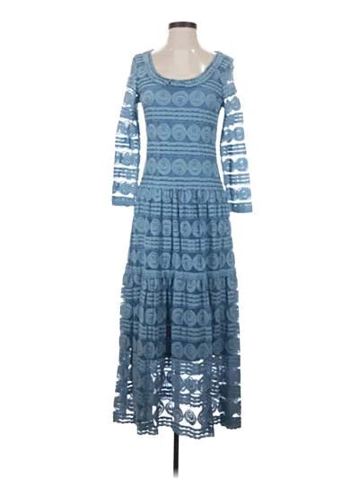 Pre-owned Sundance Casual Dress In Blue