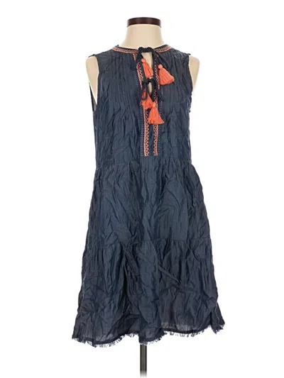 Pre-owned Sundance Casual Dress In Blue
