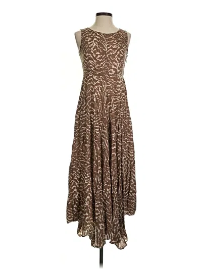 Pre-owned Sundance Casual Dress In Brown