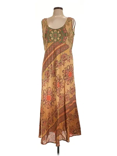 Pre-owned Sundance Casual Dress In Brown