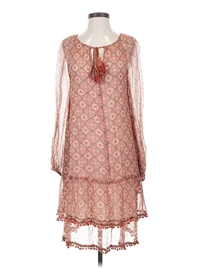 Pre-owned Sundance Casual Dress In Brown
