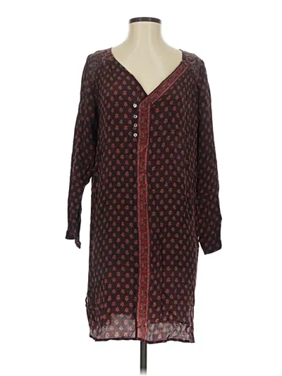 Pre-owned Sundance Casual Dress In Burgundy