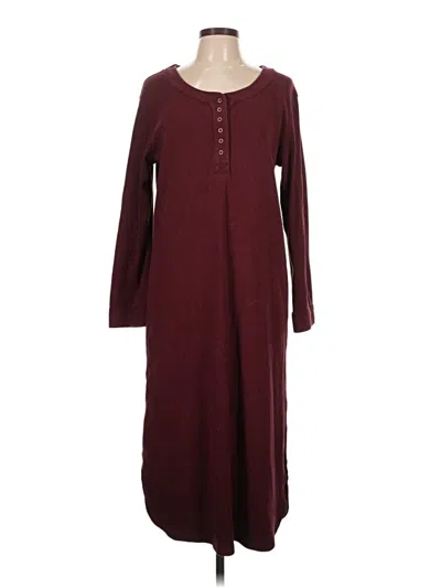 Pre-owned Sundance Casual Dress In Burgundy
