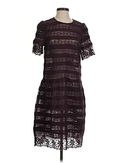 Pre-owned Sundance Casual Dress In Burgundy