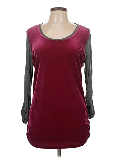 Pre-owned Sundance Casual Dress In Burgundy