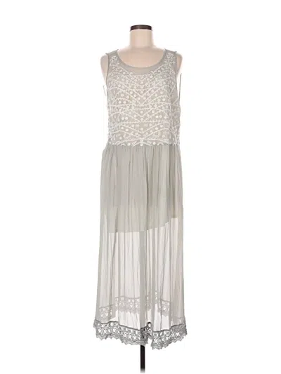 Pre-owned Sundance Casual Dress In Gray
