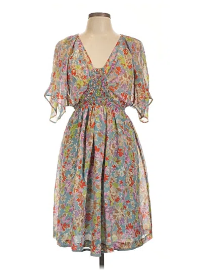 Pre-owned Sundance Casual Dress In Gray