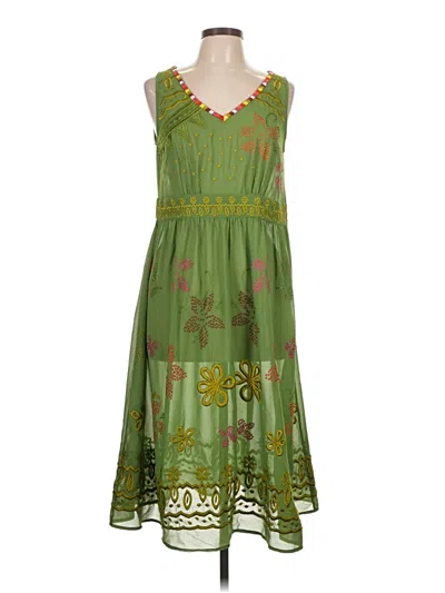 Pre-owned Sundance Casual Dress In Green