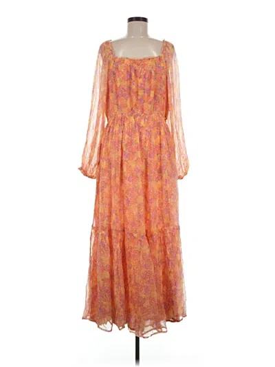 Pre-owned Sundance Casual Dress In Orange