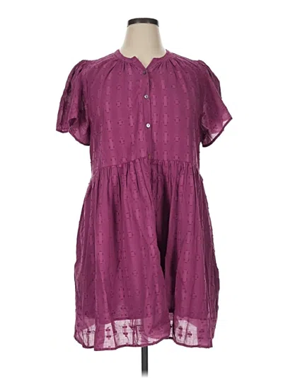Pre-owned Sundance Casual Dress In Purple