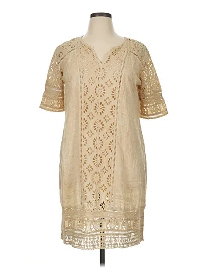 Pre-owned Sundance Casual Dress In Tan