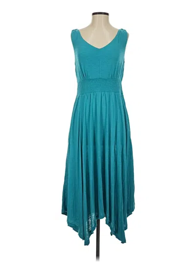 Pre-owned Sundance Casual Dress In Teal