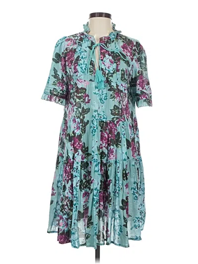 Pre-owned Sundance Casual Dress In Teal