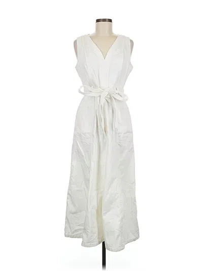 Pre-owned Sundance Casual Dress In White