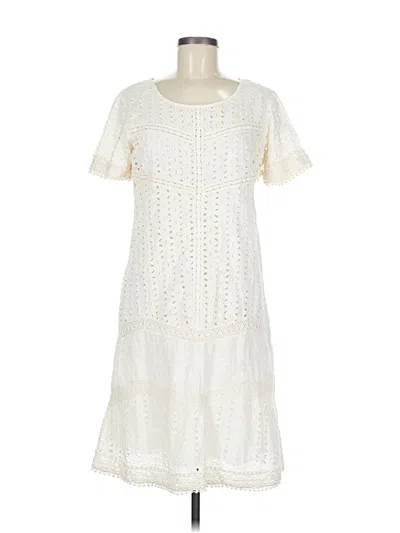 Pre-owned Sundance Casual Dress In White