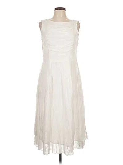 Pre-owned Sundance Casual Dress In White