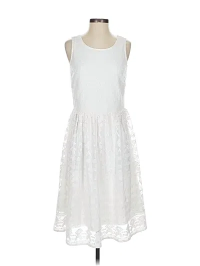Pre-owned Sundance Casual Dress In White