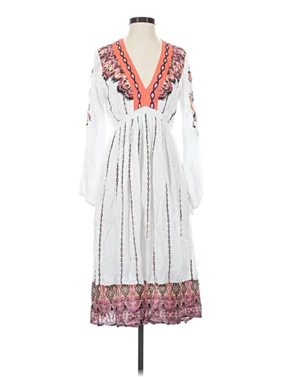 Pre-owned Sundance Casual Dress In White