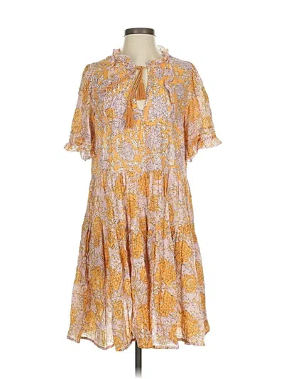 Pre-owned Sundance Casual Dress In Yellow