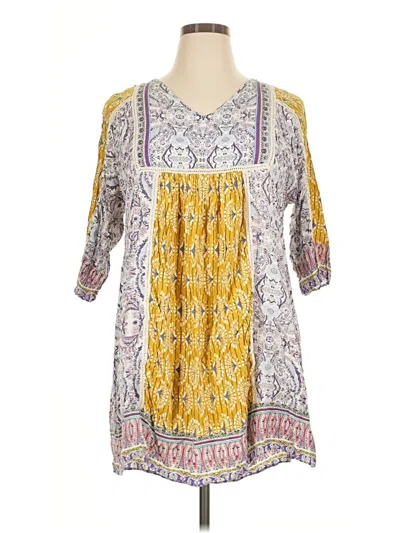 Pre-owned Sundance Casual Dress In Yellow