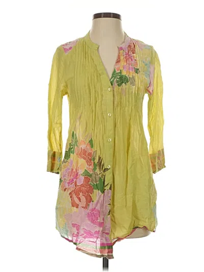 Pre-owned Sundance Casual Dress In Yellow
