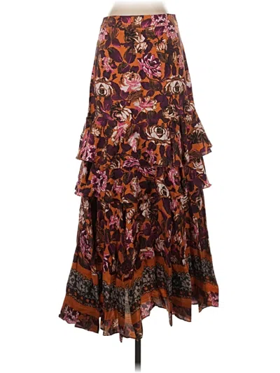 Pre-owned Sundance Casual Skirt In Brown
