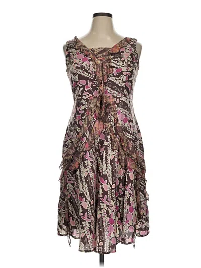 Pre-owned Sundance Cocktail Dress In Brown