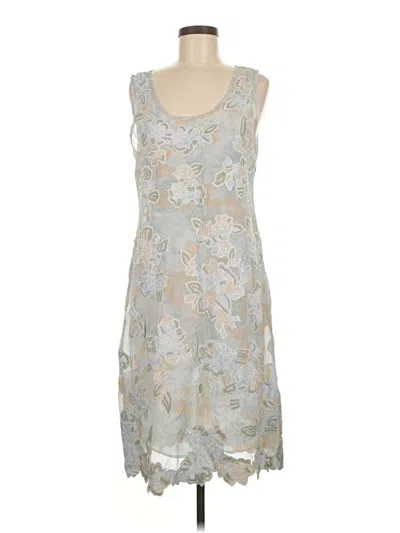 Pre-owned Sundance Cocktail Dress In Silver