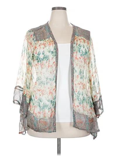 Pre-owned Sundance Kimono In Gray