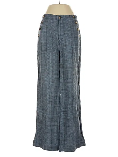 Pre-owned Sundance Linen Pants In Blue