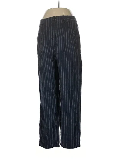 Pre-owned Sundance Linen Pants In Blue