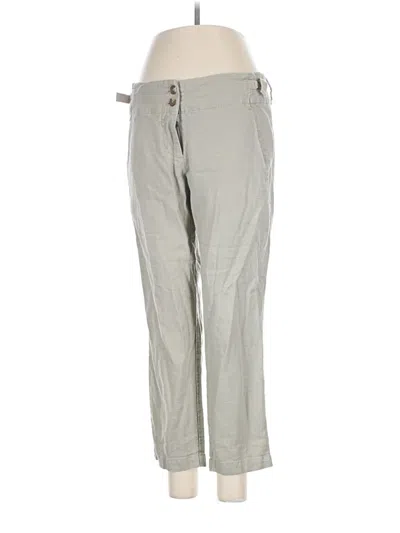 Pre-owned Sundance Linen Pants In Gray