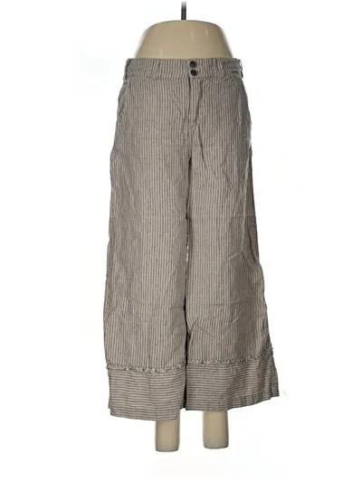 Pre-owned Sundance Linen Pants In Gray