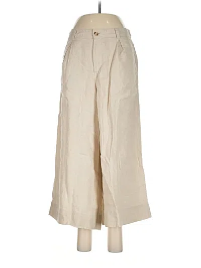 Pre-owned Sundance Linen Pants In Ivory