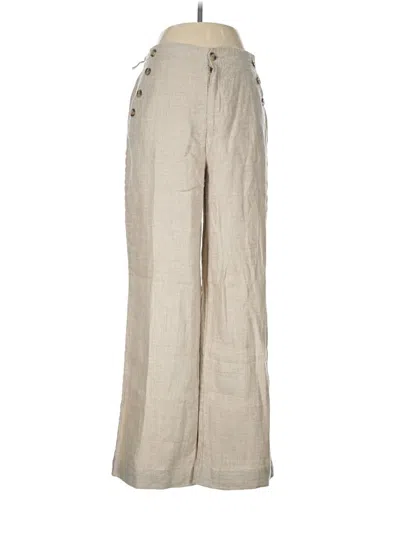 Pre-owned Sundance Linen Pants In Tan