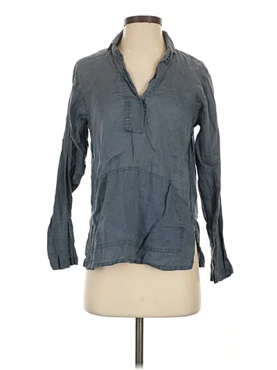 Pre-owned Sundance Long Sleeve Blouse In Gray