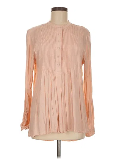 Pre-owned Sundance Long Sleeve Blouse In Pink