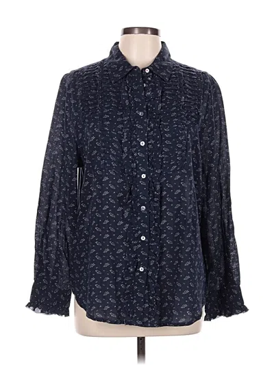 Pre-owned Sundance Long Sleeve Button Down Shirt In Black