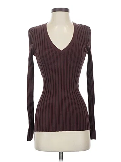 Pre-owned Sundance Long Sleeve T-shirt In Burgundy