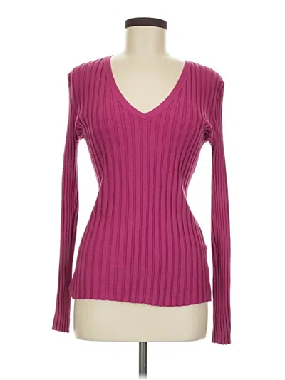 Pre-owned Sundance Long Sleeve T-shirt In Burgundy